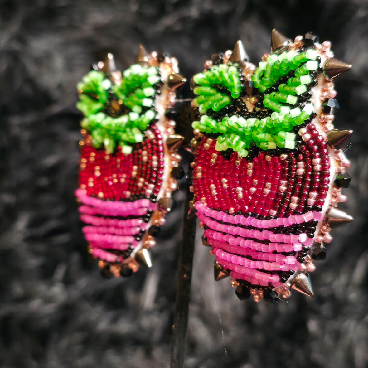 Black/Satin Silk Chocolate Strawberry 🍓