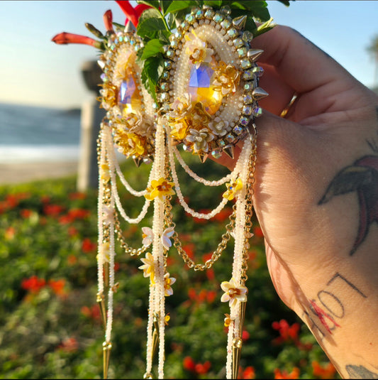 Opal & Gold Floral Orion