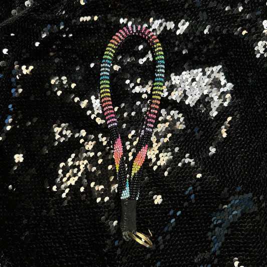 Neon Rainbow Keychain
