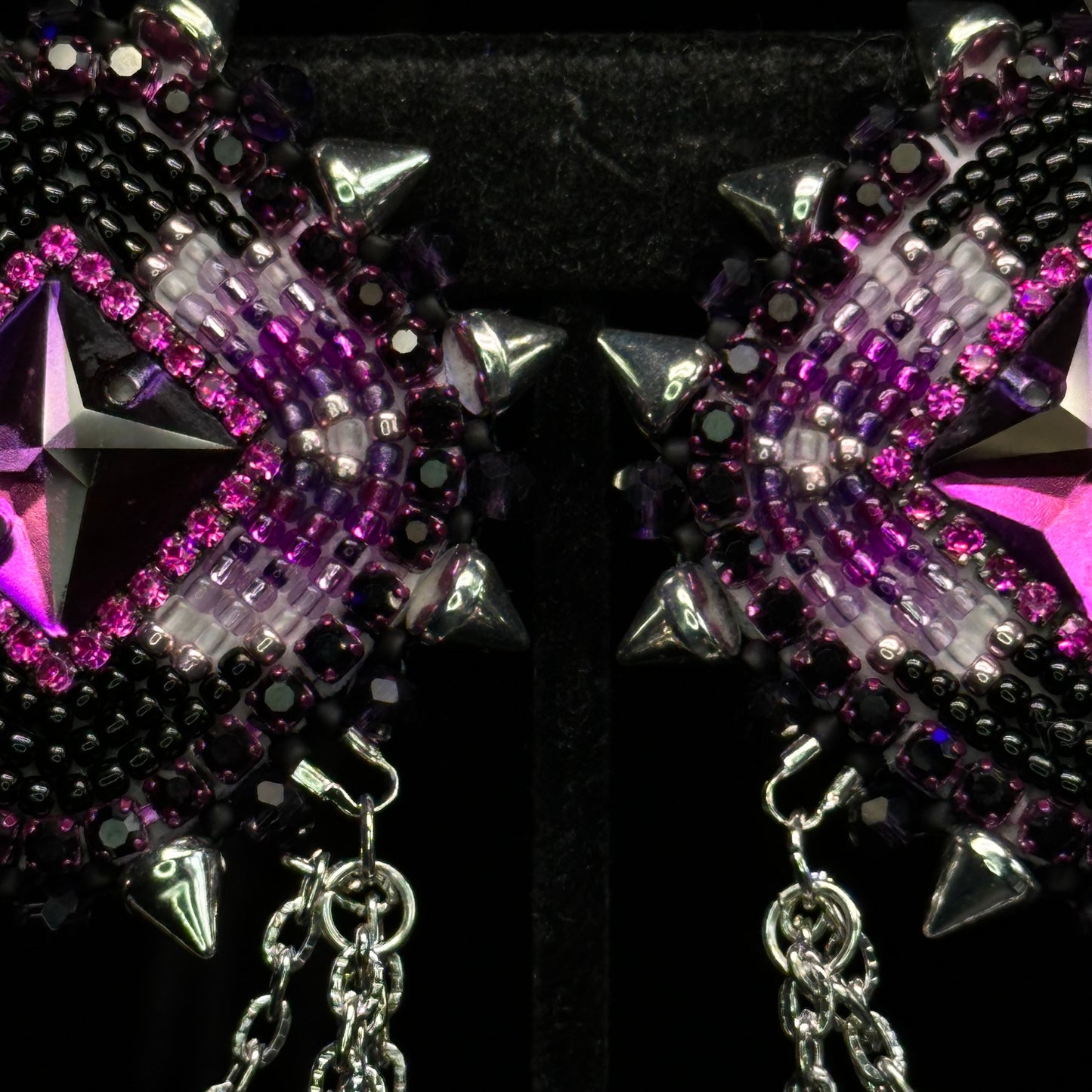 Purple Orion Dangles