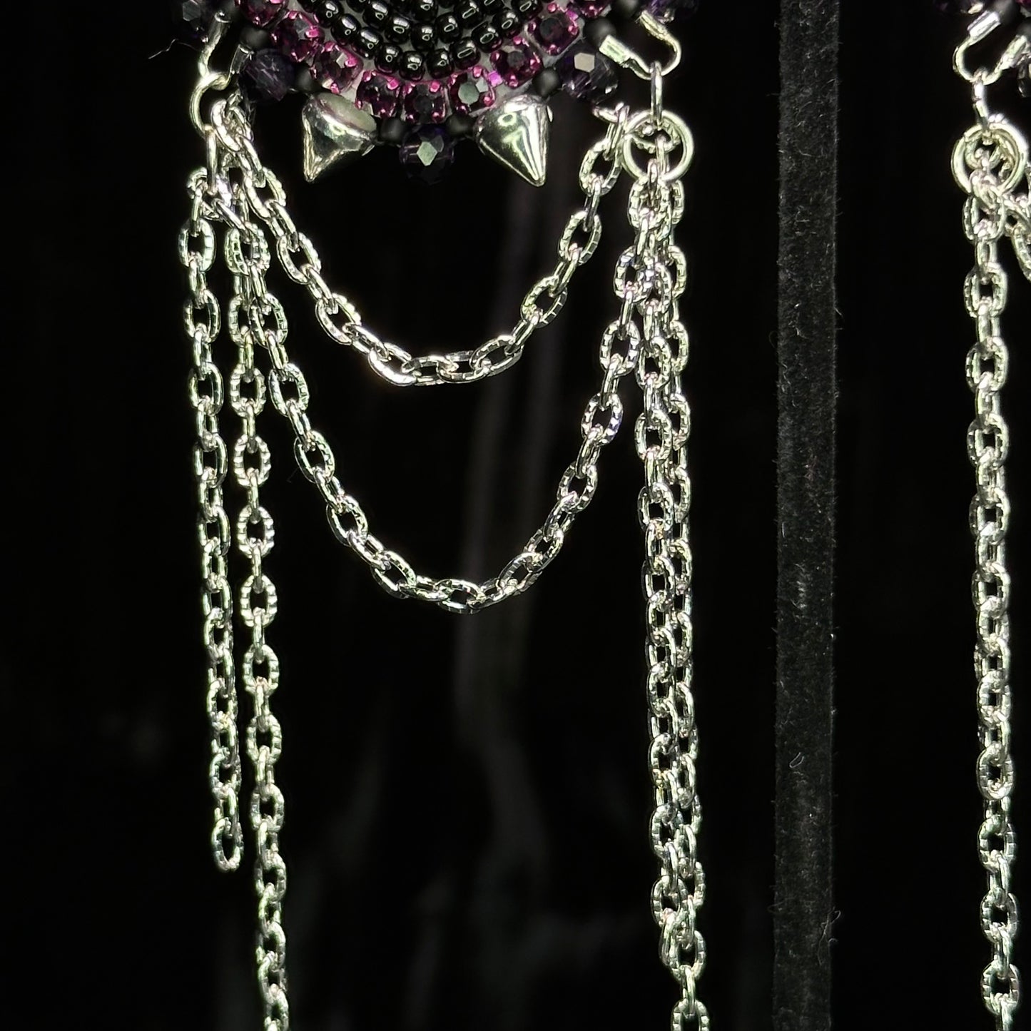 Purple Orion Dangles
