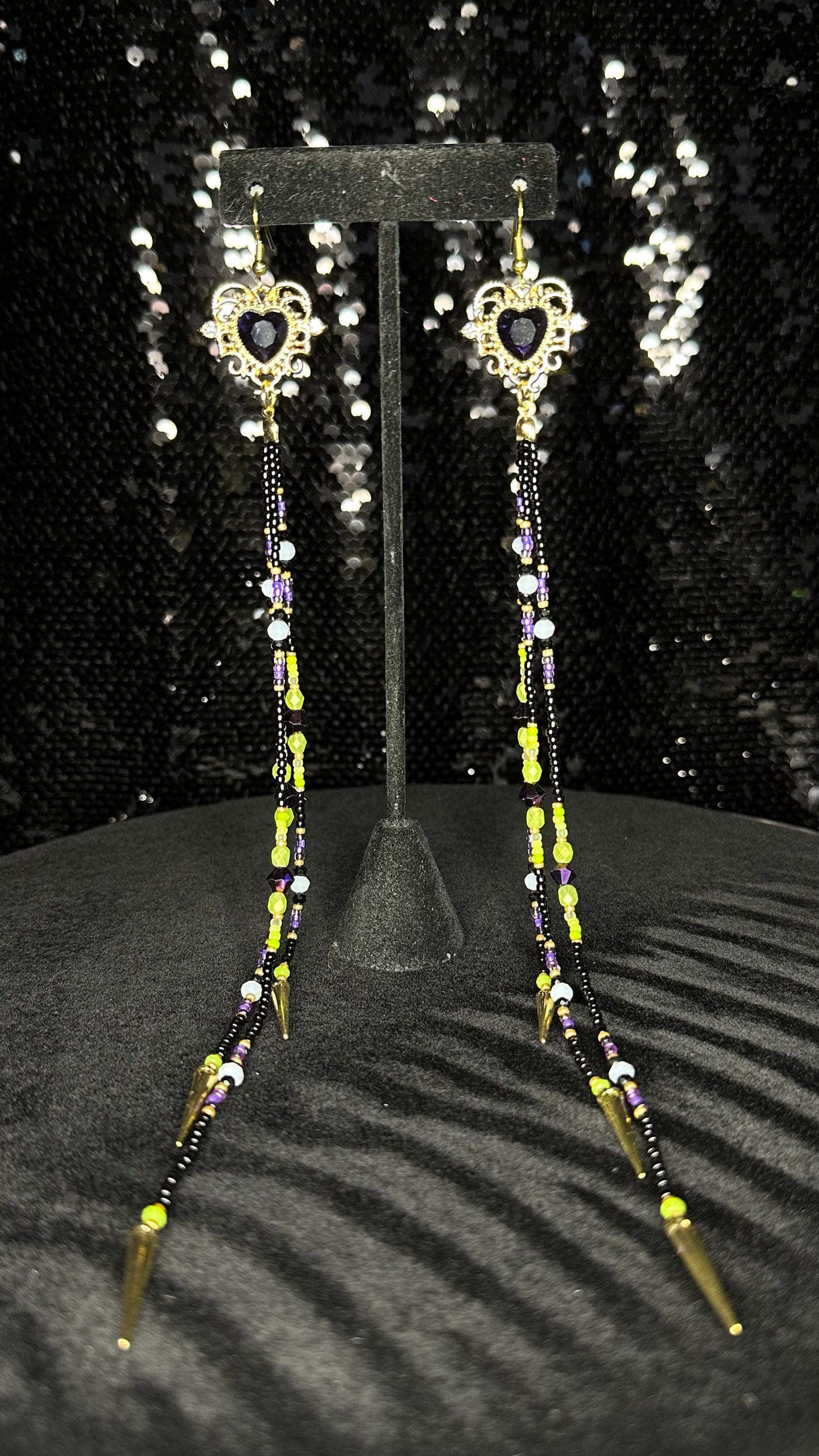 Betelgeuse Gold Heart Shoulder Duster