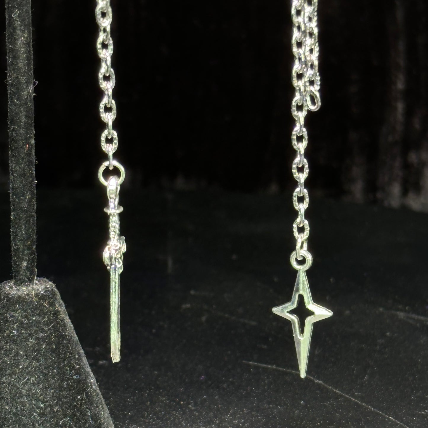 Purple Orion Dangles