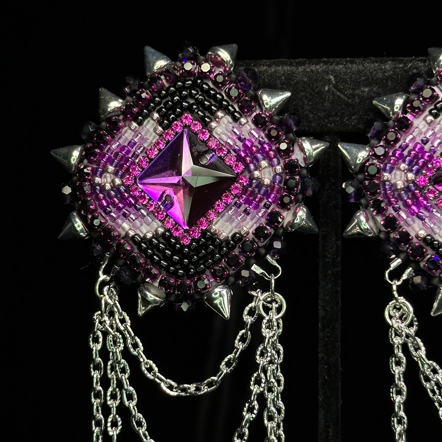 Purple Orion Dangles