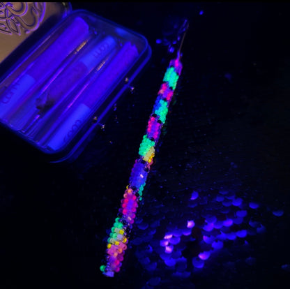 Neon Satin Silk Rainbow Joint Holder 7