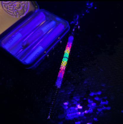 Neon Satin Silk Rainbow Joint Holder 1