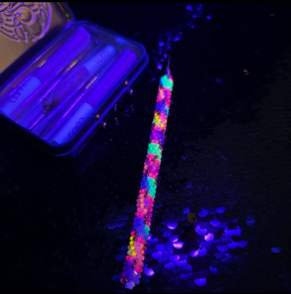 Neon Satin Silk Rainbow Joint Holder 9