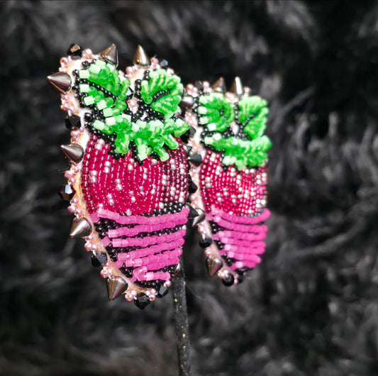 Black/Satin Silk Chocolate Strawberry 🍓