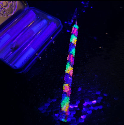 Neon Satin Silk Rainbow Joint Holder 10