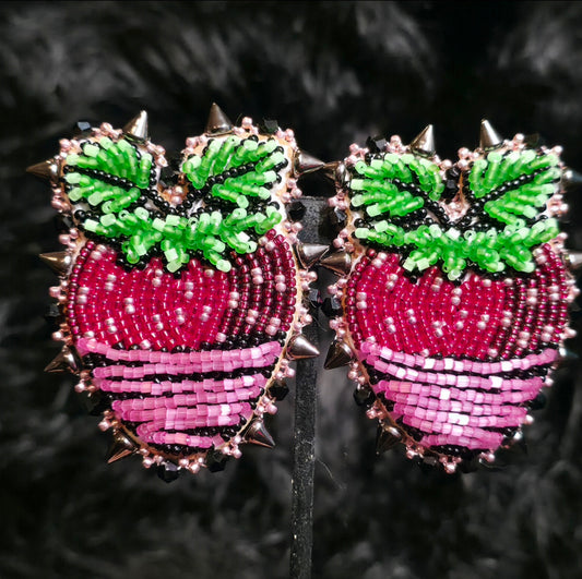 Black/Satin Silk Chocolate Strawberry 🍓