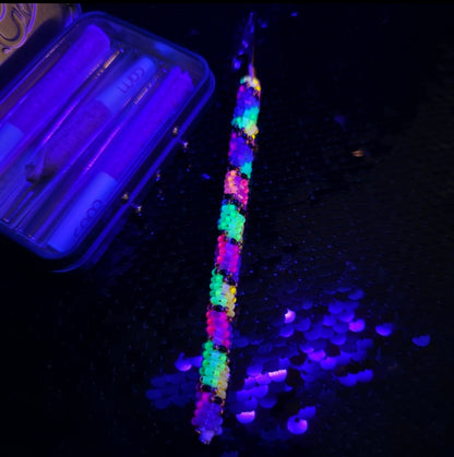 Neon Satin Silk Rainbow Joint Holder 6