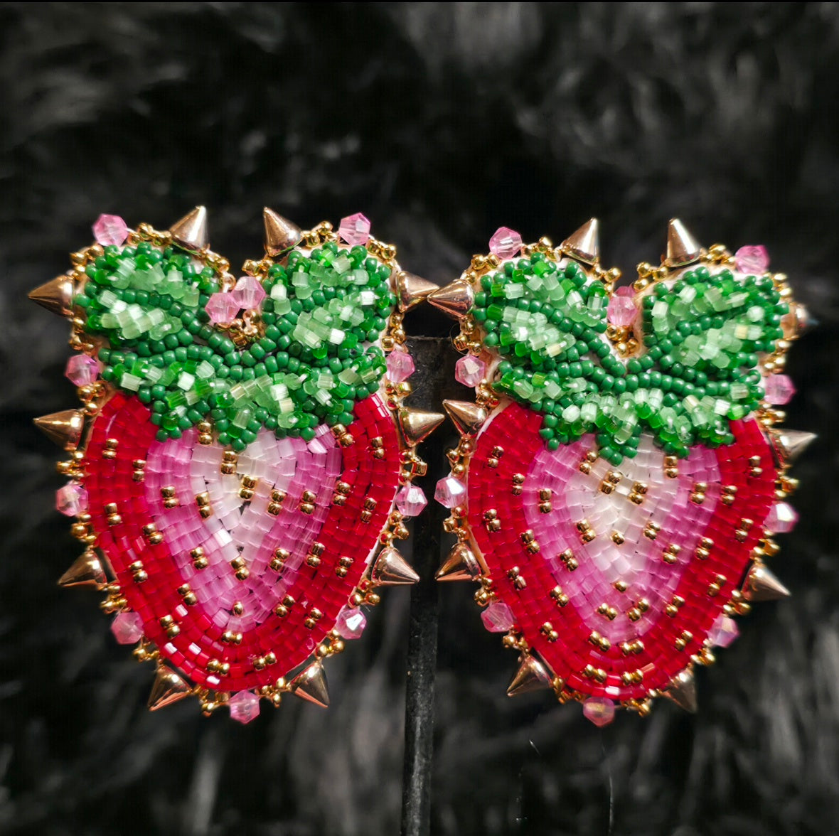 24k Gold/Satin Silk Strawberry 🍓