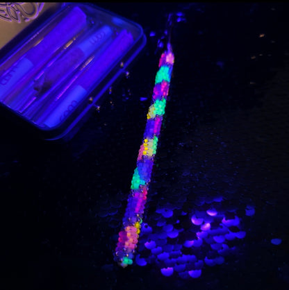 Neon Satin Silk Rainbow Joint Holder 12