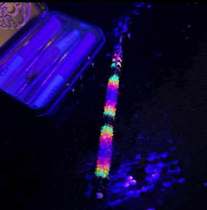 Neon Satin Silk Rainbow Joint Holder 2